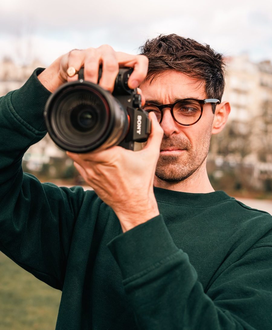 Matthieu Munoz photographe mariage Paris en action
